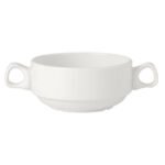 Simplicity White Handled Stacking Soup Cup 28.5cl (10oz)