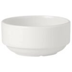 Simplicity White Unhandled Stacking Soup Cup 28.5cl (10oz)