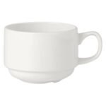 Simplicity White Slimline Stacking Cup 10cl (3 1/2oz)