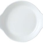 Simplicity White Round Eared Dish 21.5cm (8 1/2")