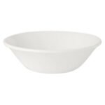 Simplicity White Oatmeal Bowl 14cm 31.25cl (5 1/2" 11oz)