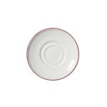 Bead Maroon Band Saucer 15cm (6")