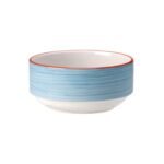 Rio Blue Unhandled Stacking Soup Cup 28.5cl (10oz)