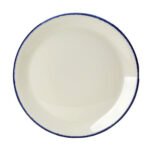 Blue Dapple Coupe Plate 15.25cm (6")