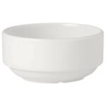 Simplicity White Unhandled Stacking Soup Cup 28.5cl (10oz)