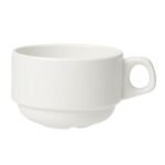 Simplicity White Slimline Stacking Cup 28.5cl (10oz)