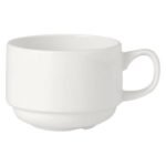 Simplicity White Slimline Stacking Cup 20cl (7oz)