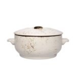 Craft White Lid For Casserole Soup 0828