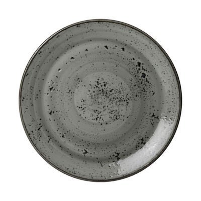 12080566-1.jpg Smoke Coupe Plate 25.25cm (10") - Image 1