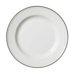 Bead Black Band Plate 25.5cm (10")