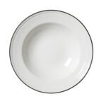 Bead Black Band Soup/Pasta Plate 24cm (9 1/2")