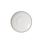 Bead Maroon Band Saucer 15cm (6")