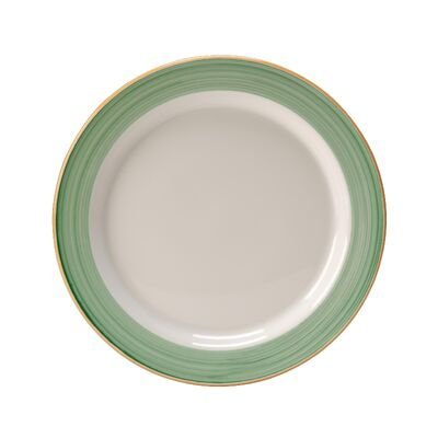 15290210-1.jpg Rio Green Slimline Plate 25.5cm (10") - Image 1