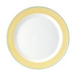 Rio Yellow Slimline Plate 23cm (9")
