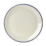 Blue Dapple Coupe Plate 30cm (11 3/4")