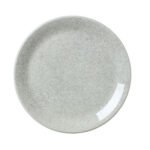 Ink Crackle Grey Coupe Plate 25.25cm (10")