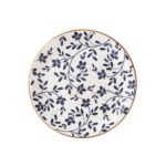 Flora Blue Coupe Plate 20.25cm (8")