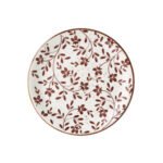 Flora Brown Coupe Plate 20.25cm (8")