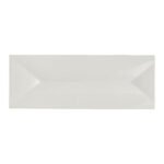 White Album Rectangular Tray w/ Indent 28.5 x 10cm (11 1/8 x 3 7/8")