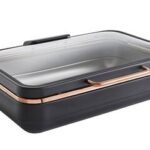 Excellent Black & Copper GN 1/1 Induction Chafer 58 x 47 x 19cm (22 4/5 x 18 1/2 x 7 1/2")